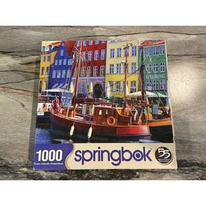 Springbok Jigsaw Puzzle Copenhagen Waterfront‎ 1000 pieces
